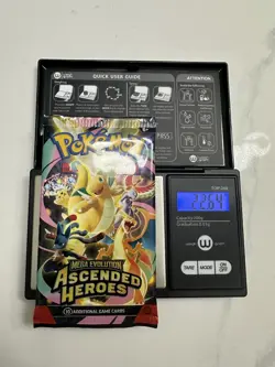 22.64g HEAVY Pokemon TCG: Mega Evolutions Ascended Hero’s Booster Pack!!! - Image 1