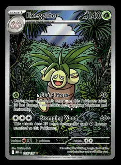 Pokemon Exeggutor #135/132 tcg Near Mint or Better - Image 1