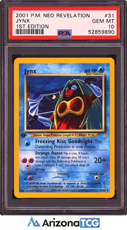 Pokemon 2001 Jynx 31/64 1st Edition Neo Revelation GEM MINT PSA 10 - Image 1