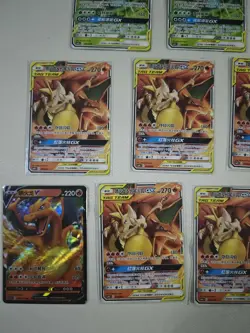 Pokemon tcg Charizard gx tag team.Venusaur & Snivy.Charizard & Braixen. JM64 - Image 2