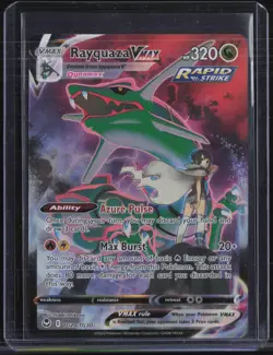 2022 Pokemon SWSH Silver Tempest #TG20 Rayquaza Vmax - Image 1