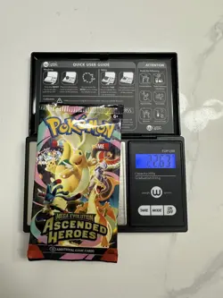 22.63g HEAVY Pokemon TCG: Mega Evolutions Ascended Hero’s Booster Pack!! - Image 1