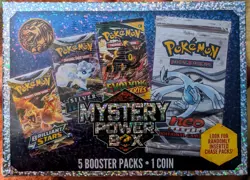 Pokemon Mystery Power BOX 5 Booster Packs 1 Coin 2023 728192547362 - Image 2