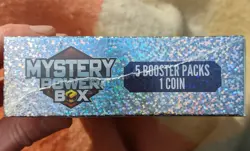 Pokemon Mystery Power BOX 5 Booster Packs 1 Coin 2023 728192547362 - Image 4