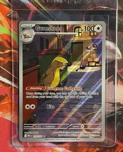 Pokemon Gumshoos 153/132 Holo Illustration Rare: Mega Evolution English Mint/NM - Image 1