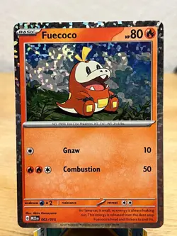 McDonald's Collection 2023 Fuecoco 002/015 holo Promo Pokemon NM/M - Image 1