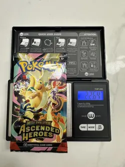 22.64g HEAVY Pokemon TCG: Mega Evolutions Ascended Hero’s Booster Pack!! - Image 1