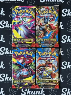 Pokemon Mega Evolution Booster Pack Art Set Sealed - Image 1
