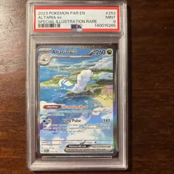 Pokemon TCG Altaria EX Paradox Rift Special Illustration Rare 253/182 PSA 9 - Image 1