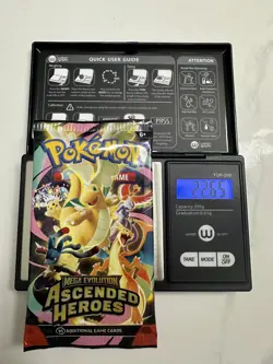 22.65g HEAVY Pokemon TCG: Mega Evolutions Ascended Hero’s Booster Pack!! - Image 1