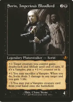 MTG Sorin, Imperious Bloodlord (476) *Non-Foil* Retro Frame Innistrad Remastered - Image 1