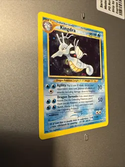 Kingdra (8/111) Rare Holo Neo Genesis Pokemon Card - Image 2
