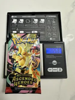 22.68g HEAVY Pokemon TCG: Mega Evolutions Ascended Hero’s Booster Pack!! - Image 1