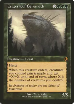 MTG Craterhoof Behemoth (480) *Non-Foil* Retro Frame Innistrad Remastered NM/MT - Image 1