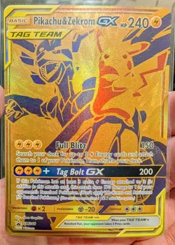 Pikachu & Zekrom GX SM248 - Tag Team - Full Art Promo - Pokemon TCG - Image 1