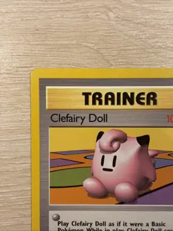 Pokemon TCG Clefairy Doll Base Set Trainer 70/102 Unlimited Rare NM Condition - Image 4
