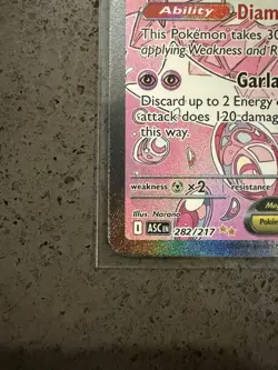 Pokemon Ascended Hero’s Mega Diancie EX SIR PSA 10 contender 282/217 - Image 4