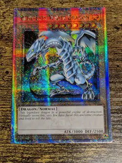 Yugioh Blue-Eyes White Dragon LC01-EN004 QCSR Limited Edition NM - Image 1