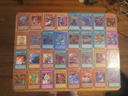 Old Yugioh Cards Lot vintage unsearched yu gi oh cards junk drawer lot old - Image 1