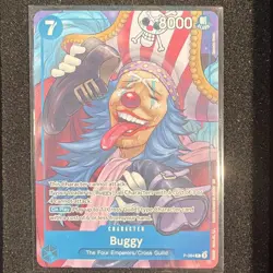 Bandai One Piece Card Game Buggy 3 Cards The Four Emperors/Cross Guild English - Image 2