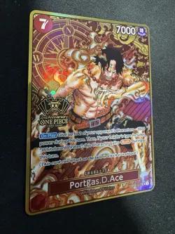 One Piece TCG Portgas.D.Ace OP02-013 2nd Anniversary Edition English - Image 3
