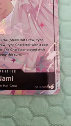 Bandai One Piece CCG Nami OP15-086 Special Rush Foil 6000 OP15 - Image 5