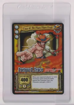 2006 One piece CCG - Portgaz D. Trace (Ace) SR Silver Letters FOIL - Image 1