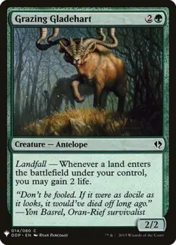 Grazing Gladehart - Near Mint MTG Mystery Booster - Image 1