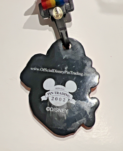 WDW Disney Pin Trading RAINBOW LANYARD With FIGMENT DANGLE Neck Lanyard - Image 3