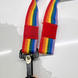 WDW Disney Pin Trading RAINBOW LANYARD With FIGMENT DANGLE Neck Lanyard - Image 5