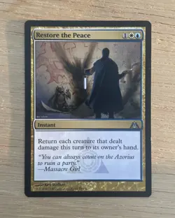 MTG 2013 Magic the Gathering Restore the Peace Dragon's Maze Kev Walker - Image 1