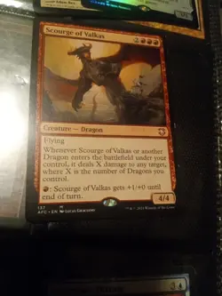 MTG Scourge of Valkas Commander: Adventures in the Forgotten Realms 137 Regular - Image 1