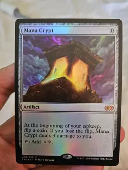 G2U MTG Mana Crypt Double Masters 270332 Foil Mythic LP - Image 1
