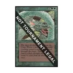 WOTC MtG Collector's Ed Craw Wurm (CE) (C) NM - Image 1