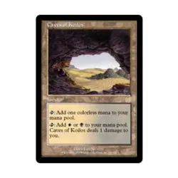 WOTC MtG Apocalypse Caves of Koilos (R) VG - Image 1