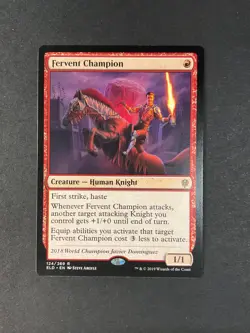 Fervent Champion - Throne of Eldraine - Magic the Gathering - MTG - Image 1