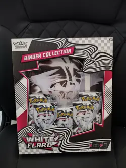 Pokemon TCG Scarlet & Violet 10.5 White Flare Binder Collection Box Brand New❤ - Image 1