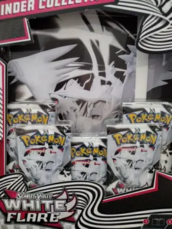 Pokemon TCG Scarlet & Violet 10.5 White Flare Binder Collection Box Brand New❤ - Image 2