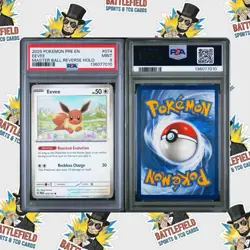 Eevee #074 Master Ball Reverse Holo Pokemon TCG 2025 MINT PSA 9 - Image 1