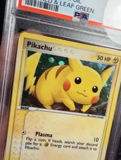 2004 Pokemon Fire Red & Leaf Green Pikachu 74/112 Rev Foil PSA 8 Low Pop 75 - Image 2
