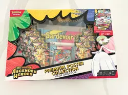 Pokemon Mega Evolution Ascended Heroes Premium Poster Collection Gardevoir NEW! - Image 1