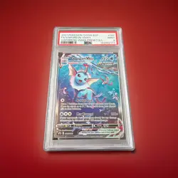 2021 POKEMON SWSH VAPOREON VMAX PREMIUM COLLECTION FULL ART/VAPOREON VMAX PSA 9 - Image 1