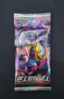 Korean Pokemon Sword & Shield "Lost Abyss" s11 Booster Pack - Image 1