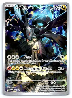 Pokemon N's Zekrom - ME: Mega Evolution Promo MEP Holo 031 NM Promo Raita Kazama - Image 1