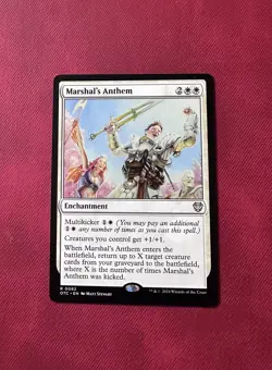 Marshal's Anthem - NM - MTG Outlaws of Thunder Junction - Magic the Gathering - Image 1