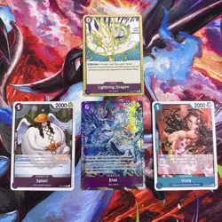 Enel OP15-060 SR Alt Art Adventure On Kami’s Island ONE PIECE - PLUS 3 Rare - Image 1