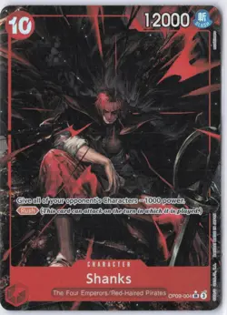 One Piece CCG Shanks OP09-004 SR Alt Art Emperors in the New World English - Image 1