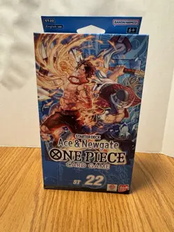 One Piece Card Game Starter Deck ST22 Blue Ace & Newgate ENGLISH SEALED w/ Promo - Image 1