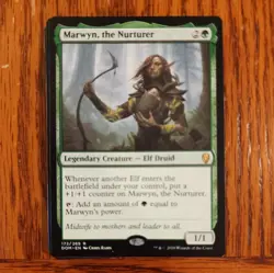 MARWYN, THE NURTURER mtg NM Dominaria 1 Rare Elf - Image 1