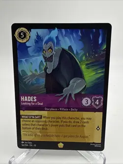 Disney Lorcana Hades - Looking for a Deal 56/204 Whispers in the Well N/M - Image 1